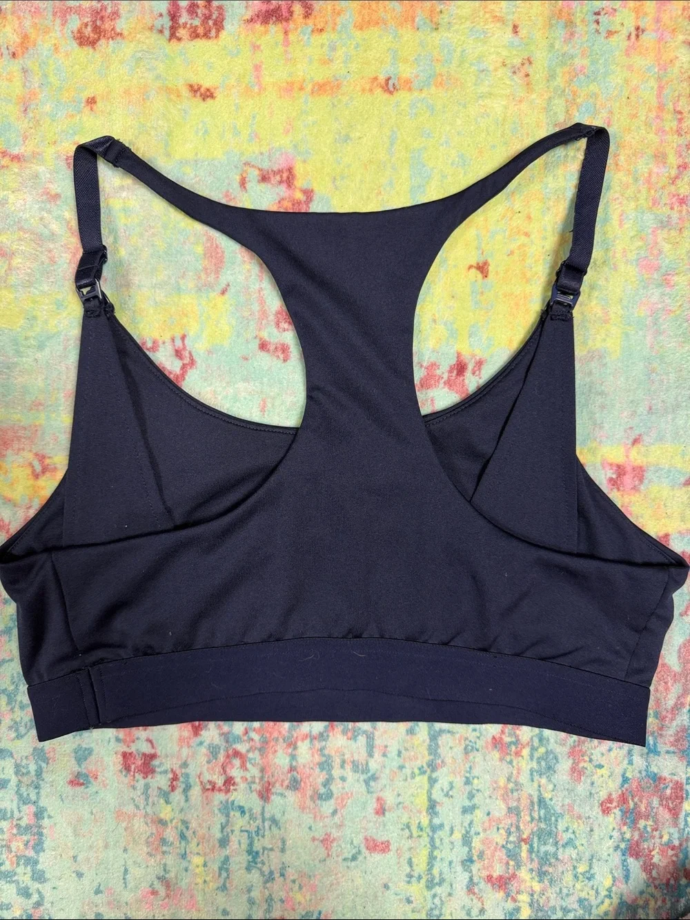 Old Navy Active Women's Navy Adjustable Racerback Sports Bra